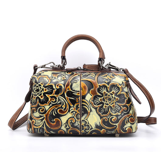 Bolso de Mano Personalizado en Cuero Genuino con Grabado Artesanal - Image 3