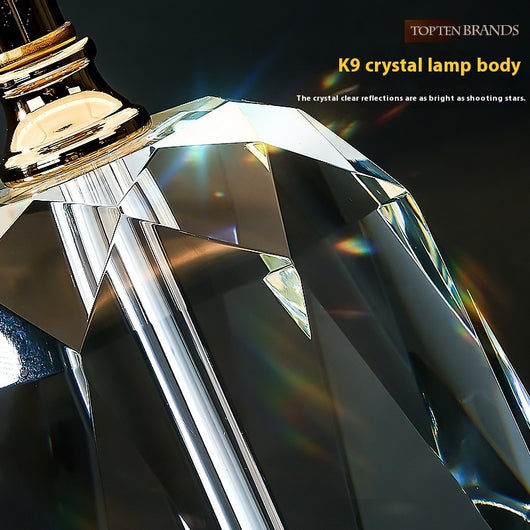 Lámpara de Cristal Lujo Ligero para Sala y Dormitorio - Image 3