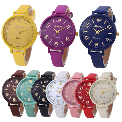 Reloj Digital Elegante para Mujer Correa Delgada Clásico Cuarzo