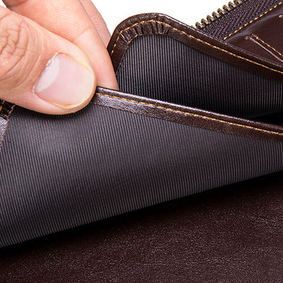 Cartera Multifuncional de Cuero Genuino para Tablet y Monedas - Image 12