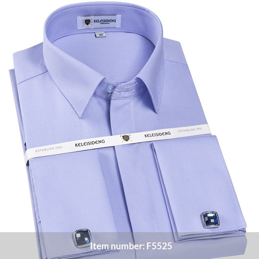 Gemelos Resistentes a Arrugas Estilo Francés para Camisas de Hombre - Image 7