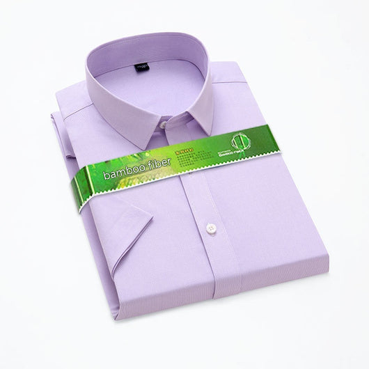 Camisa de Trabajo Casual Ejecutiva en Fibra de Bambú para Hombre - Image 3