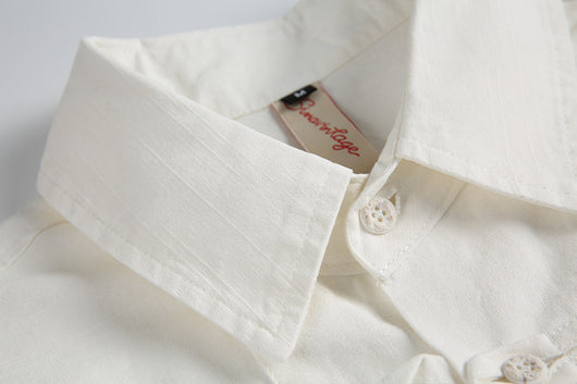 Camisa Unisex con Botones Nudos Chinos de Manga Larga - Image 13