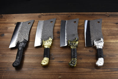 Cuchillo Divisor Cabeza de Tigre con Mango Redondo - Image 9