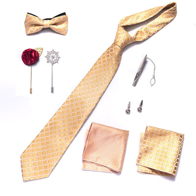 Conjunto de 8 Piezas de Corbatas para Traje Formal de Hombre - Image 72