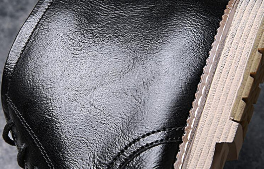Botas Martin de Cuero para Hombre - Estilo Urbano Primavera Otoño - Image 11