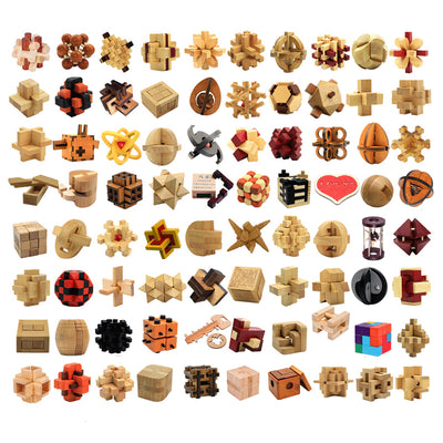 Juego Completo de Puzzles de Mortaja Clásicos - Juguetes Educativos de Madera - Image 6