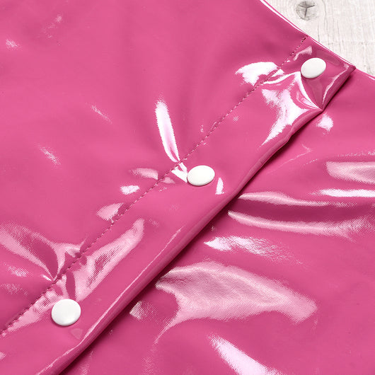 Conjunto Infantil con Top Bordado de Lentejuelas y Falda de Cuero Elástico - Image 12