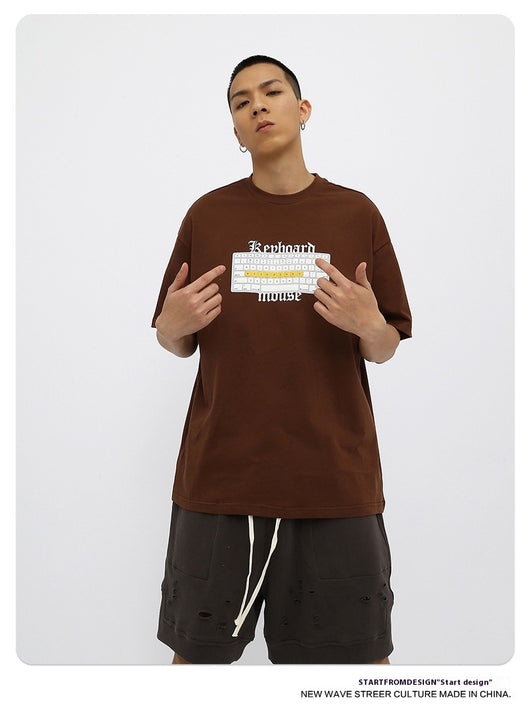 Playera Unisex Estampado Digital Teclado - Manga Corta - Image 9
