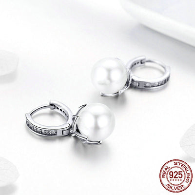 Aretes de Perla en Plata 925 - Elegancia y Sofisticación - Image 3