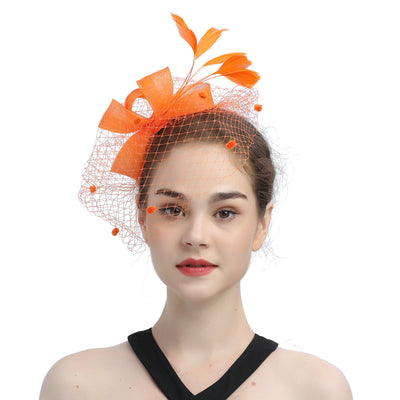 Tocado de Novia con Velo, Lazo y Sombrero de Copa - Image 11