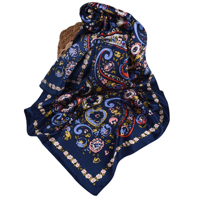 Pañuelo de Seda Estampado Anacardo Xinjiang Grande - Image 3