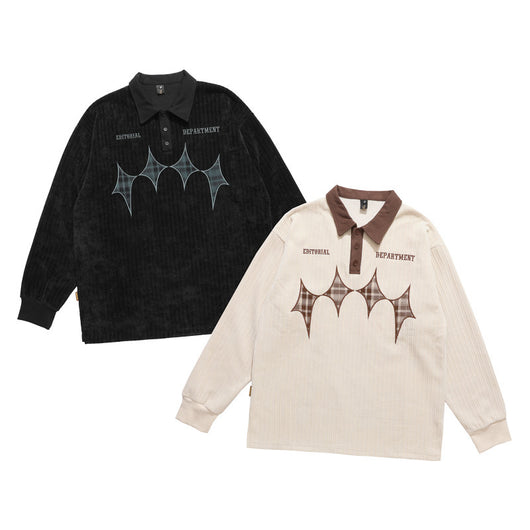 Polo Retro de Terciopelo Grueso para Hombre - Image 5