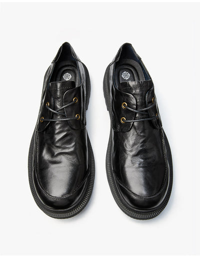 Zapatos Casuales de Cuero para Hombre - Estilo Retro Británico Transpirables - Image 20