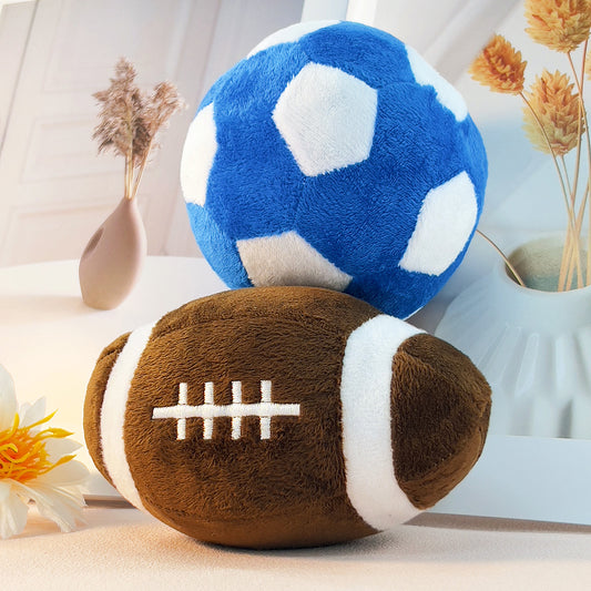 Juguetes Interactivos de Entrenamiento para Cachorros - Diseño de Fútbol y Rugby