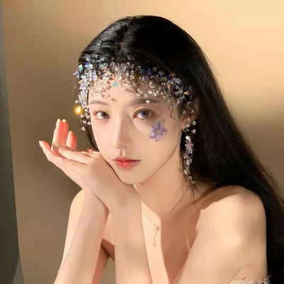 Diadema Celestial de Cristal Brillante - Diseño Mágico de Estrella