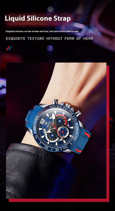 Reloj Inteligente de Banda Silicona con Luz Nocturna para Hombre - Image 13