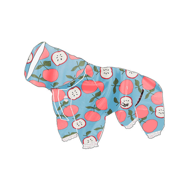 Impermeable Completo para Perros Pequeños Golden Retriever y Corgi