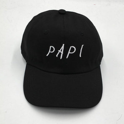 Gorra de Béisbol Papi con Bordado de Alfabeto Rosa, Blanco y Negro - Image 8