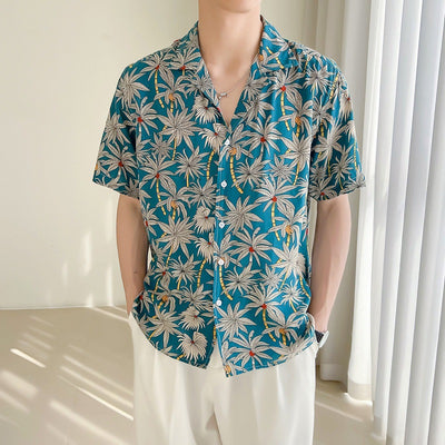 Camisa Cuello Cubano Hombros Sueltos - Image 29