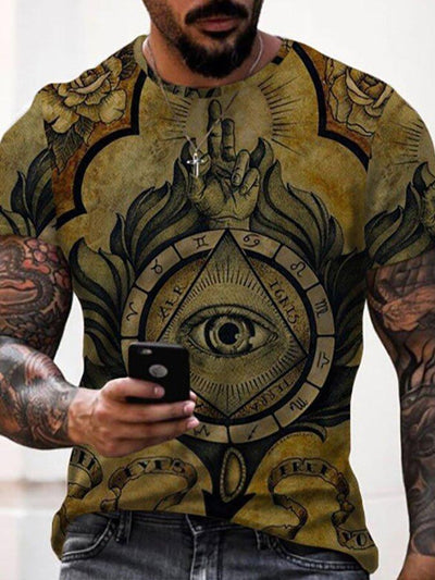 Camiseta Deportiva Slim Fit para Hombre con Diseño Estampado - Image 3