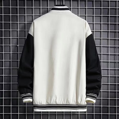Chaqueta de Béisbol Holgada Estilo Hong Kong para Estudiantes de Secundaria - Image 12