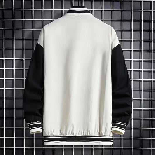 Chaqueta de Béisbol Holgada Estilo Hong Kong para Estudiantes de Secundaria - Image 12