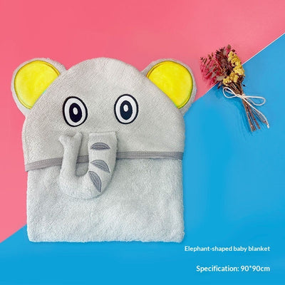 Poncho Toalla de Baño Infantil Todo en Uno con Capucha en Fibra de Bambú Clase A - Image 2