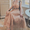 Vestido Largo Ajustado con Cordón