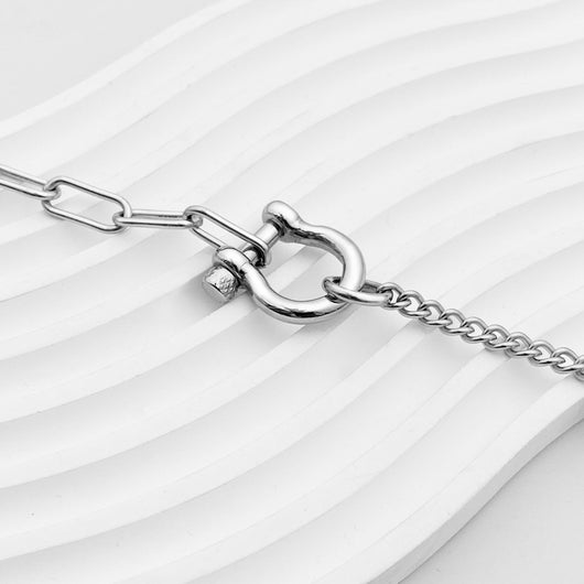 Collar Unisex Acero Titanio con Cierre Herradura - Diseño Moderno y Versátil - Image 8