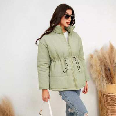 Chaqueta de Algodón con Cintura Ajustable y Cordones - Image 4