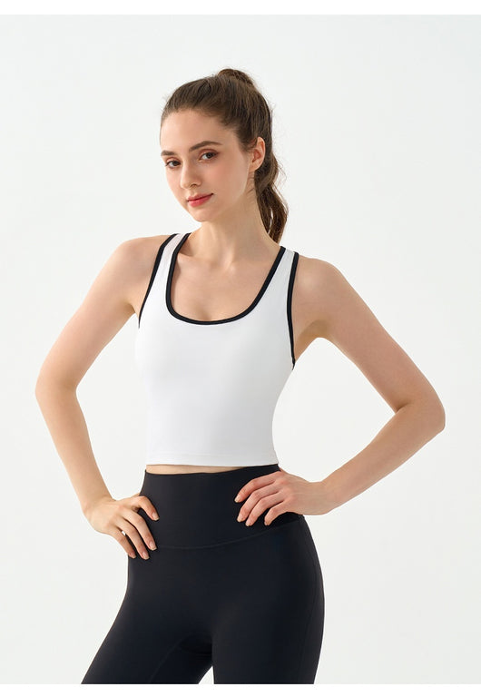 Top Deportivo Yoga con Sostén Integrado Efecto Segunda Piel - Image 13