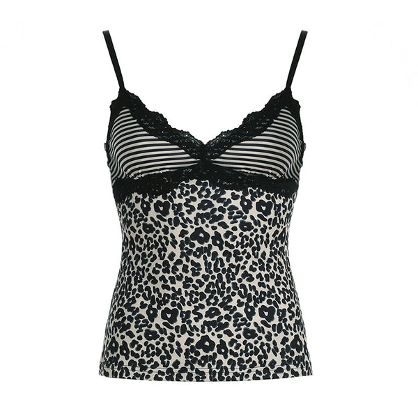 Top Sensual de Encaje Leopardo con Tirantes Ajustables - Image 6