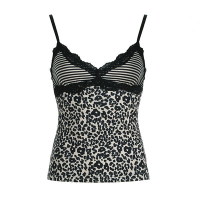 Top Sensual de Encaje Leopardo con Tirantes Ajustables - Image 6
