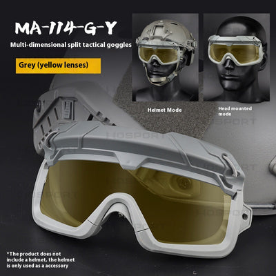 Gafas Tácticas Multifuncionales para Exterior - Dos Modos de Uso - Image 16