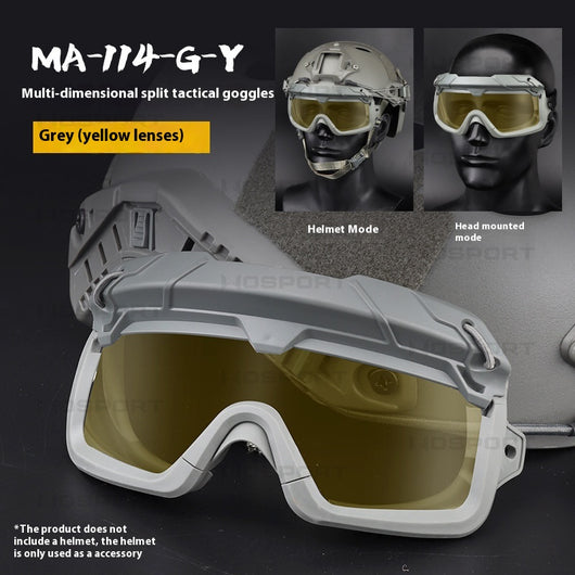 Gafas Tácticas Multifuncionales para Exterior - Dos Modos de Uso - Image 16