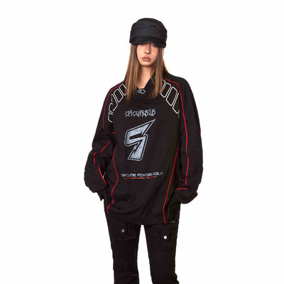 Camiseta Deportiva Hockey Manga Larga Estilo Jersey - Image 3