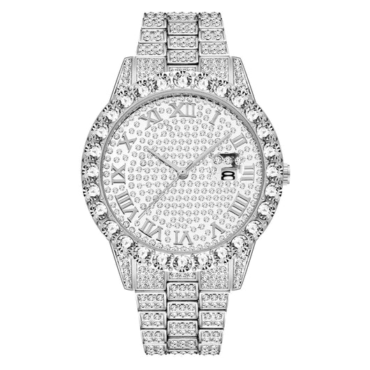 Reloj Hip Hop para Hombre con Cristales Brillantes - Image 7