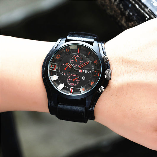 Reloj de Cuarzo para Hombre Grande con Calendario - Image 13