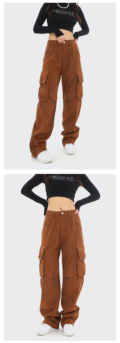 Pantalón Overol Ancho Estilo Otoño para Hombre - Image 10