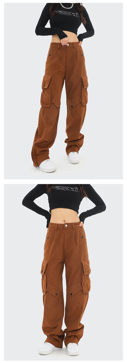 Pantalón Overol Ancho Estilo Otoño para Hombre - Image 10