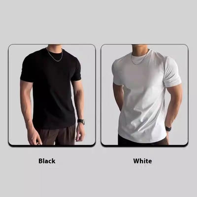Camiseta Deportiva Manga Corta para Hombre - Ajuste Ceñido - Image 9
