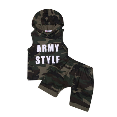 Traje sin Mangas con Capucha para Niño - Diseño Camuflaje - Image 7