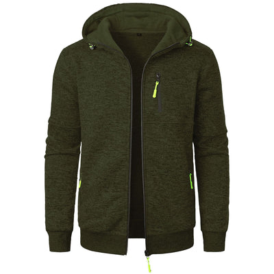 Cardigan Deportivo con Capucha Jacquard para Hombre - Image 6