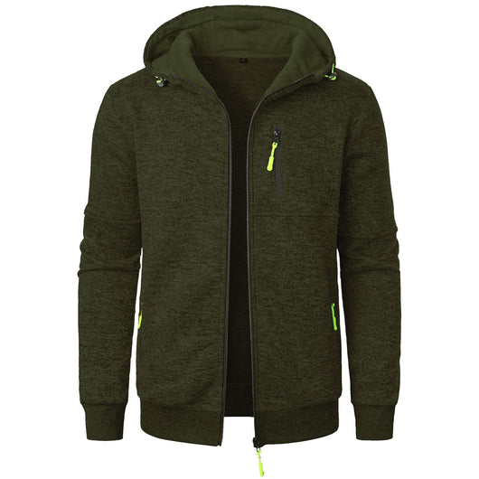 Cardigan Deportivo con Capucha Jacquard para Hombre - Image 6