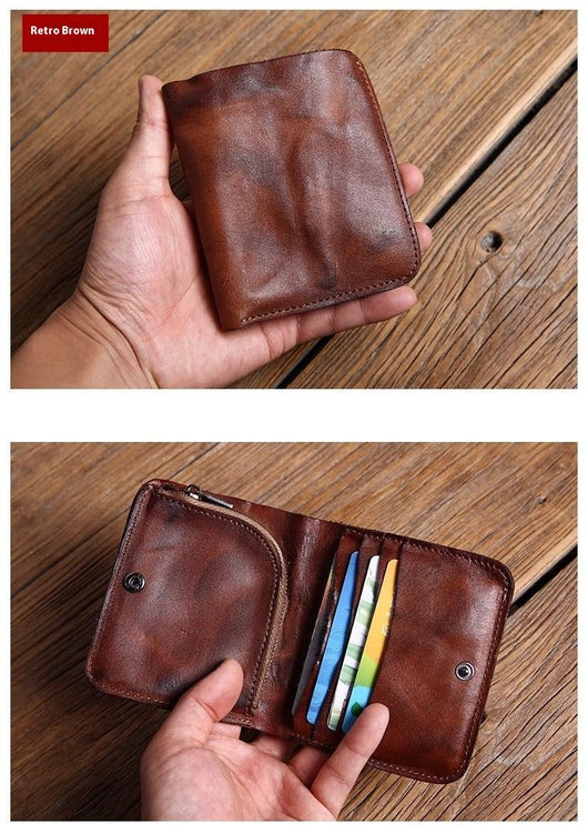 Billetera Vertical Retro para Hombre - Diseño Minimalista Ejecutivo - Image 8
