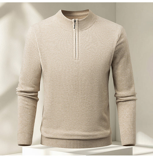 Suéter Pullover Tejido con Cierre Medio para Hombre - Image 19