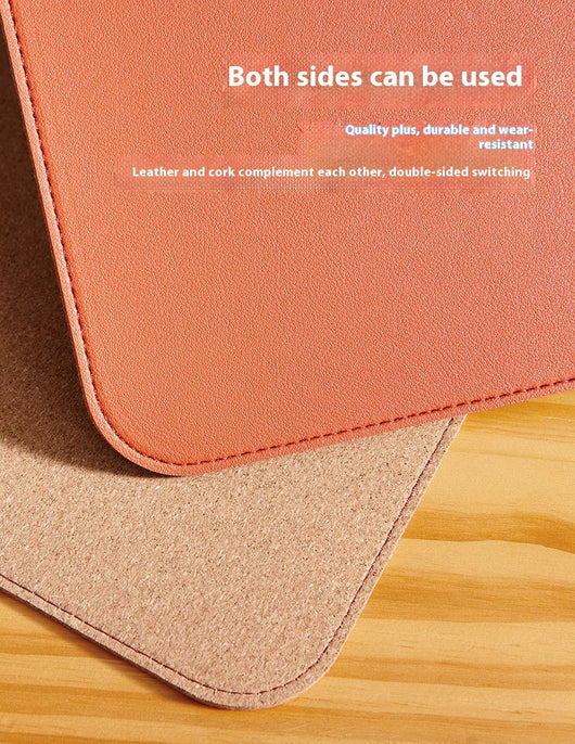 Tapete de Escritorio Cork Leather - Protección Premium con PVC Reforzado - Image 11