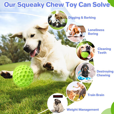 Pelota Masticable Indestructible para Perros Grandes - Juguete Interactivo Antiansied con Sonido - Image 18