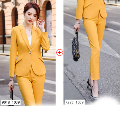 Traje Profesional para Mujer en Colores Sólidos - Elegancia y Temperamento - Image 16